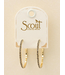 Scout Sparkle & Shine Small Rhinestone Hoop Earrings | Gold
