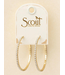 Scout Sparkle & Shine Large Rhinestone Hoop Earrings | Gold