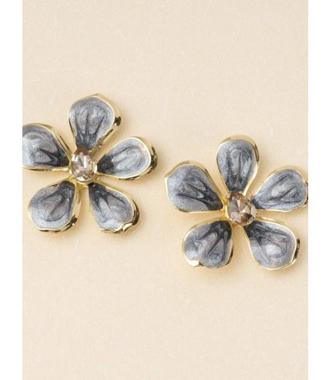 Scout Sparkle & Shine Large Enamel Flower Earrings