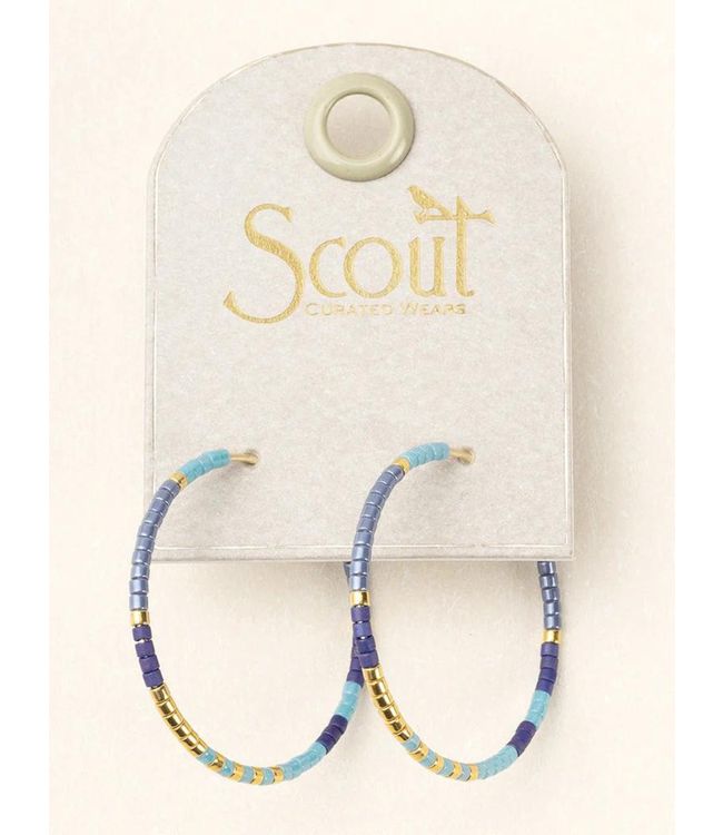Scout Chromacolor Miyuki Small Hoop Earrings | Gold