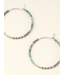 Scout Curated Wears Chromacolor Miyuki Small Hoop Earrings | Silver (More Colors)