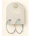 Scout Chromacolor Miyuki Small Hoop Earrings | Silver