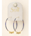 Scout Chromacolor Miyuki Large Hoop Earrings | Gold