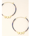 Scout Chromacolor Miyuki Large Hoop Earrings | Gold