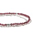 Scout Delicate Stone Wrap Bracelet/Necklace | Silver