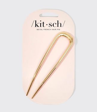 KITSCH Metal French Hair Pin - Gold