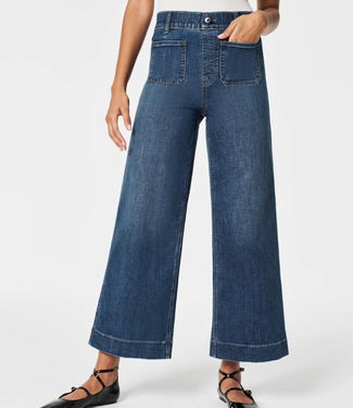 Spanx Cropped Wide Leg Jeans