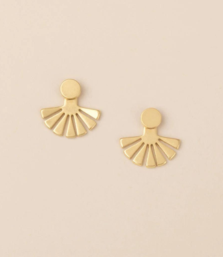 Scout Curated Wears Refined Earring Collection | Sunburst Ear Jacket (More Colors)