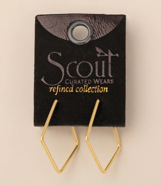 Scout Curated Wears Refined Earring Collection | Orion Diamond Hoop (More Colors)