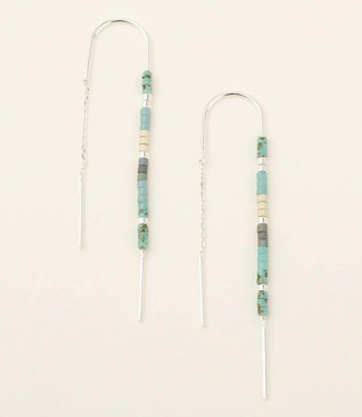 Scout Curated Wears Chromacolor Miyuki Thread Earrings | Silver (More Colors)