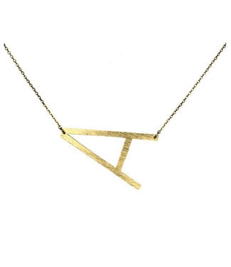Textured Block Initial Necklace (More Options) **FINAL SALE**