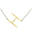 Textured Block Initial Necklace **FINAL SALE**