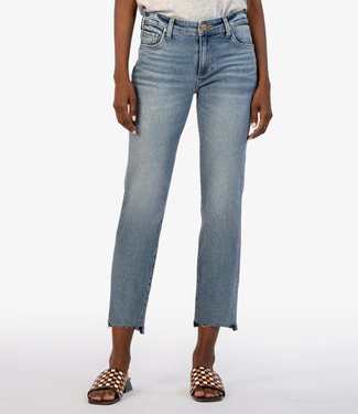 Kut from the Kloth 'Reese' Ankle Straight Jeans in  Operated