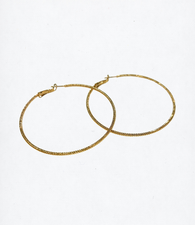 14k Gold-Filled Spiral Hoop Earrings - 2.25” **FINAL SALE**