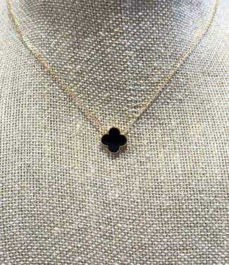 Must Have Black Clover Leaf Pantone Necklace (More Colors)