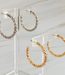 E+Y ‘Playing With Pebbles’ Hoop Earrings (More Colors)