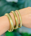 E+Y ‘Omega Springs' Stainless Bangle Bracelet