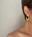 E+Y 'Never Met Her' Hoop Earrings