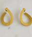 E+Y 'Never Met Her' Hoop Earrings