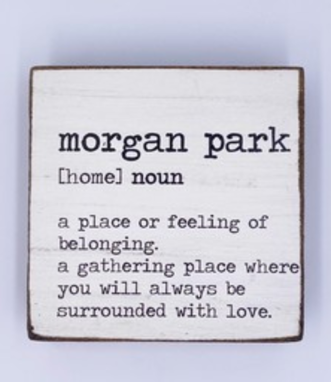 Rustic Marlin Definition Rustic Square Block | Morgan Park