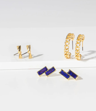 Soul Stacks 'Mix & Match' Earrings Lapis **FINAL SALE**