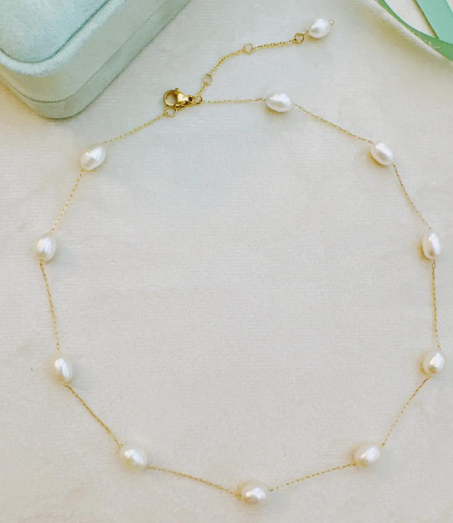 E + Y 'Estelle' Pearl Necklace