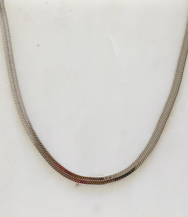 E + Y 'Simplicity' Herringbone Necklace