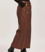 Dear John 'Audrey' Super High Rise Cropped Wide Leg Pants in Mahogany **FINAL SALE**