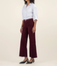 Kut from the Kloth 'Meg' High Rise Wide Leg Raw Hem in Dark Plum **FINAL SALE**