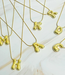 E+Y Bubble Letter Initial Necklace (More Colors)