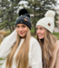 CC Beanie Pearl Embellished Faux Fur Pom Beanie (More Colors) **FINAL SALE**