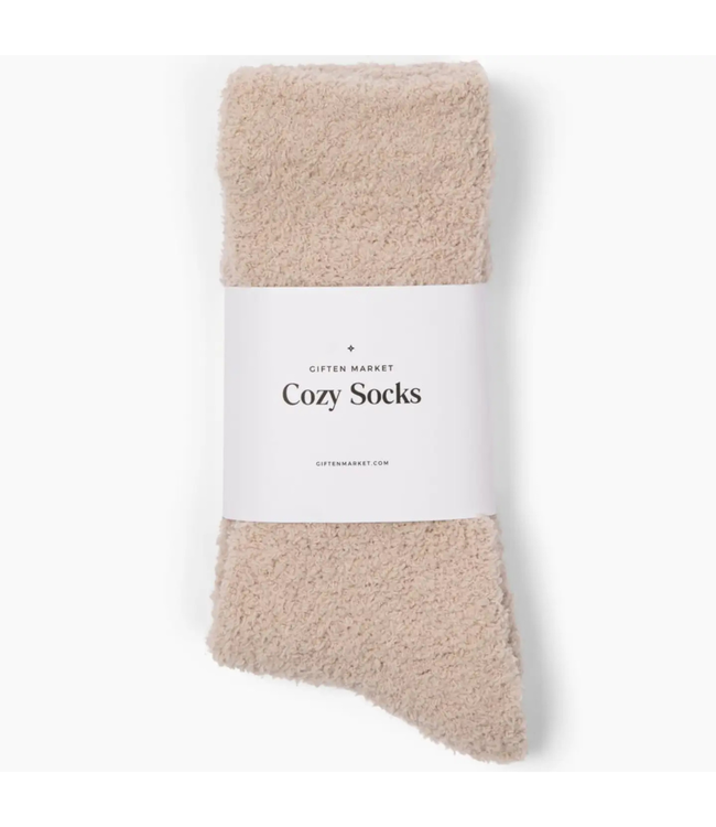 Giften Market Ivory 'Cozy Cloud' Socks **FINAL SALE**