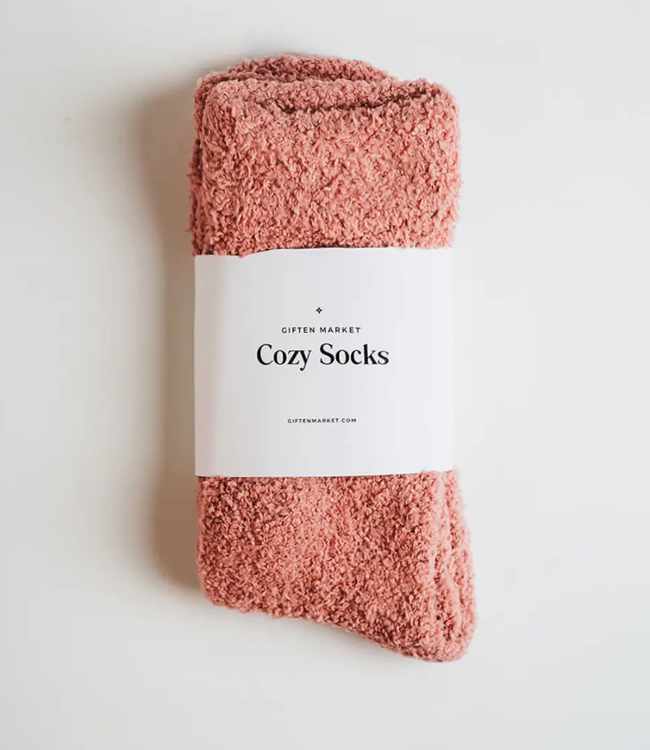 Giften Market Rosette Pink 'Cozy Cloud' Socks **FINAL SALE**