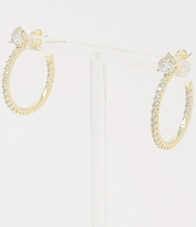 E+Y 'On Top of the World' Hoop Earrings