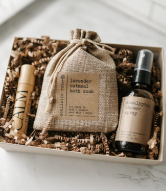 Soulistic Root Relax Gift Set | Shower Spray | Calm | Oatmeal Soak