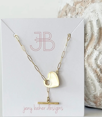Jeny Baker Design 'Heart Toggle' Necklace