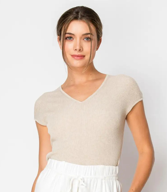 INA Sand 'Cap It Off' Top