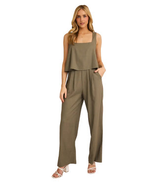 Gilli 'Single Scoop' Wide Leg Jumpsuit