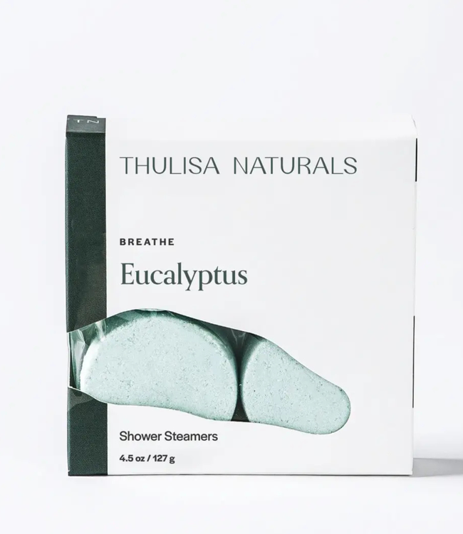 Thulisa Naturals Breathe Shower Steamers | Eucalyptus 4 Pack
