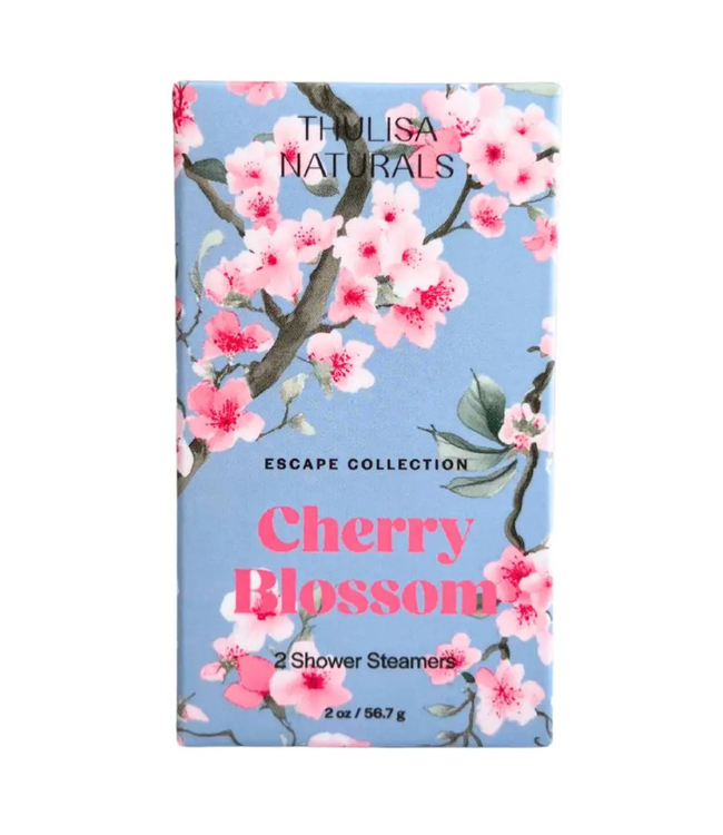 Thulisa Naturals Breathe Shower Steamers | Cherry Blossom 2 Pack