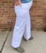 Kut from the Kloth Meg High Rise Pin Tuck Wide Leg Jeans in Optic White