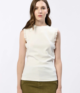Dear John Denim White 'Bridget' Top