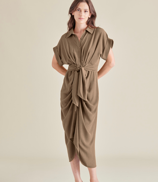 Steve Madden 'Tori' Dress in Deep Olive