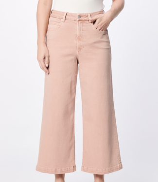 Dear John Denim 'Audrey' High Rise Cropped Wide Leg Pants in Tuscany