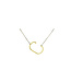 Textured Block Initial Necklace **FINAL SALE**