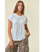 Doe & Rae Off White 'Darting Out' Top