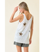 Doe & Rae White 'Star Gazer' Sweater Tank