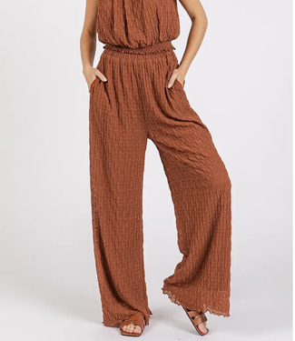 mittoshop 'Never Wave-Hers' Textured Pants