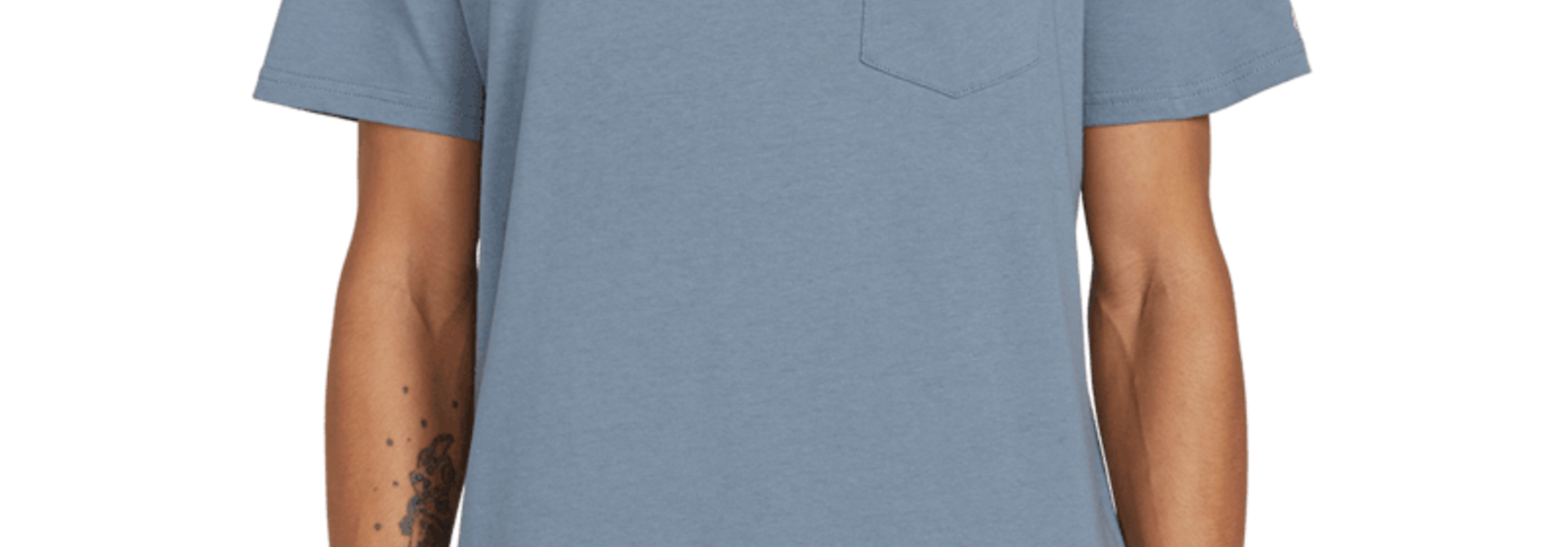 SOLID S/S POCKET TEE