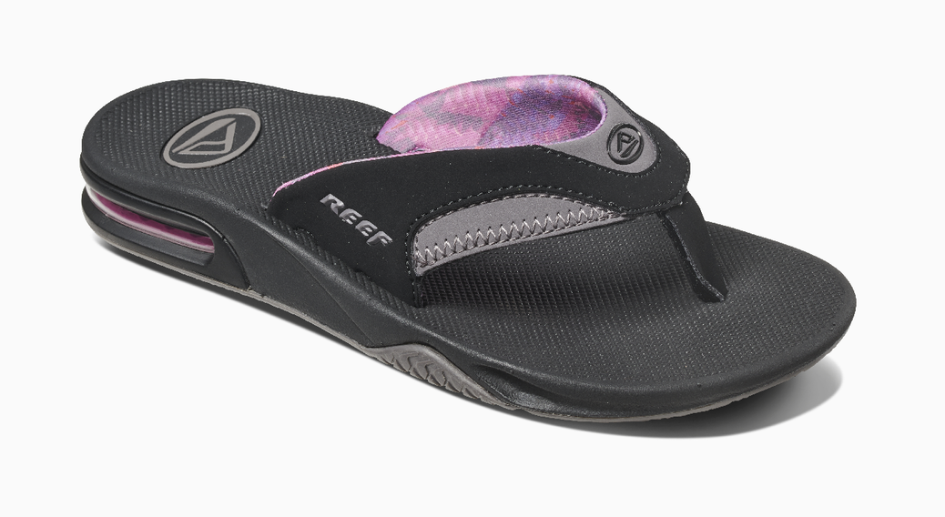 Women's reef flip store flops with bottle opener